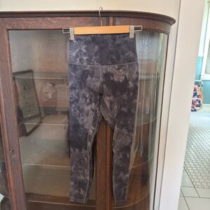 lululemon athletica Black Tie-Dye Leggings